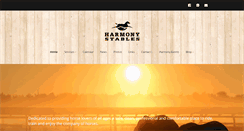 Desktop Screenshot of harmonystables.com