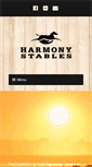 Mobile Screenshot of harmonystables.com